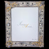 Silver Shade 8 x 10 Crystallized Bug Garden  Picture Frame Featuring Premium Crystal