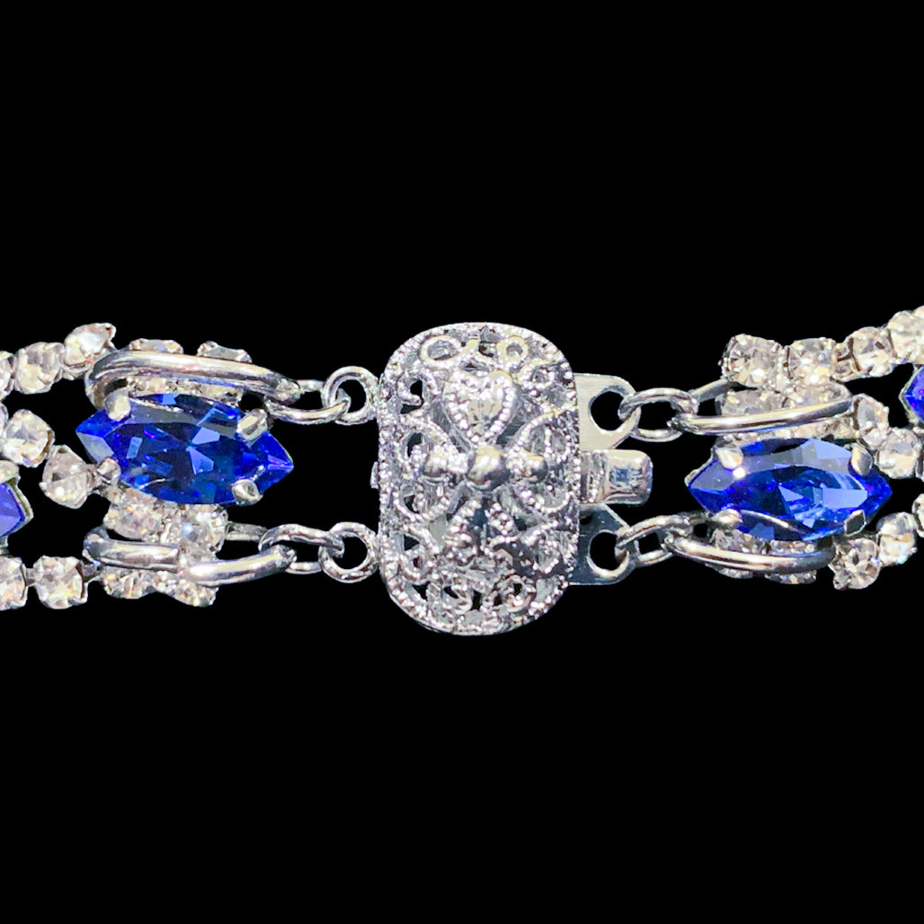 Sapphire Premium Crystallized Bracelet