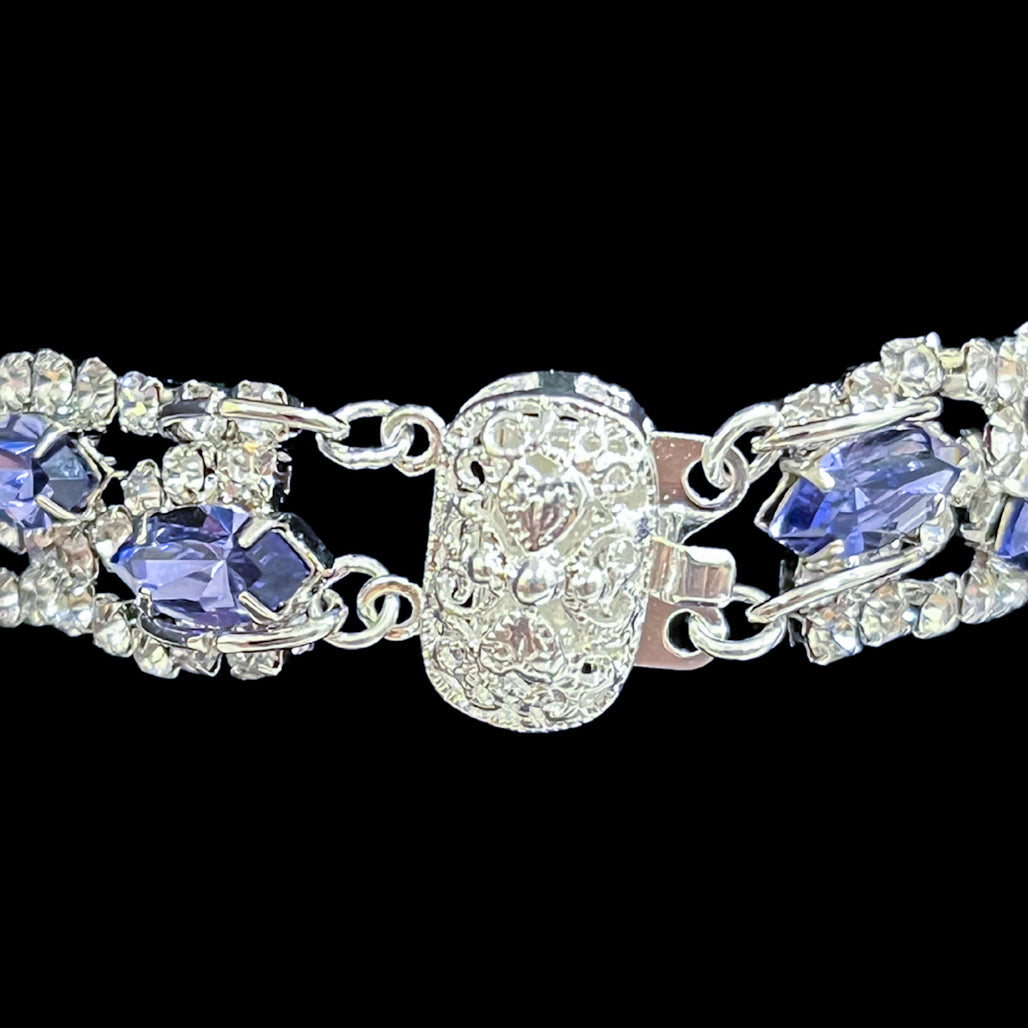 Tanzanite Premium Crystallized Bracelet