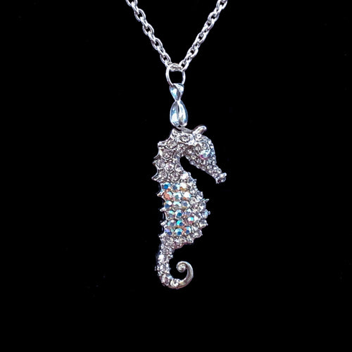 Sea Horse Necklace Featuring Premium Crystal