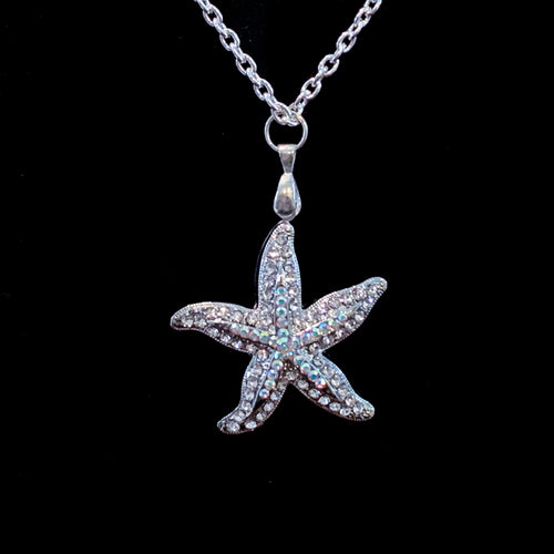 Starfish Necklace Featuring Premium Crystals