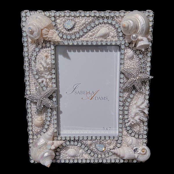 Classic Opal Sea Life 5 x 7 Picture Frame Featuring Premium