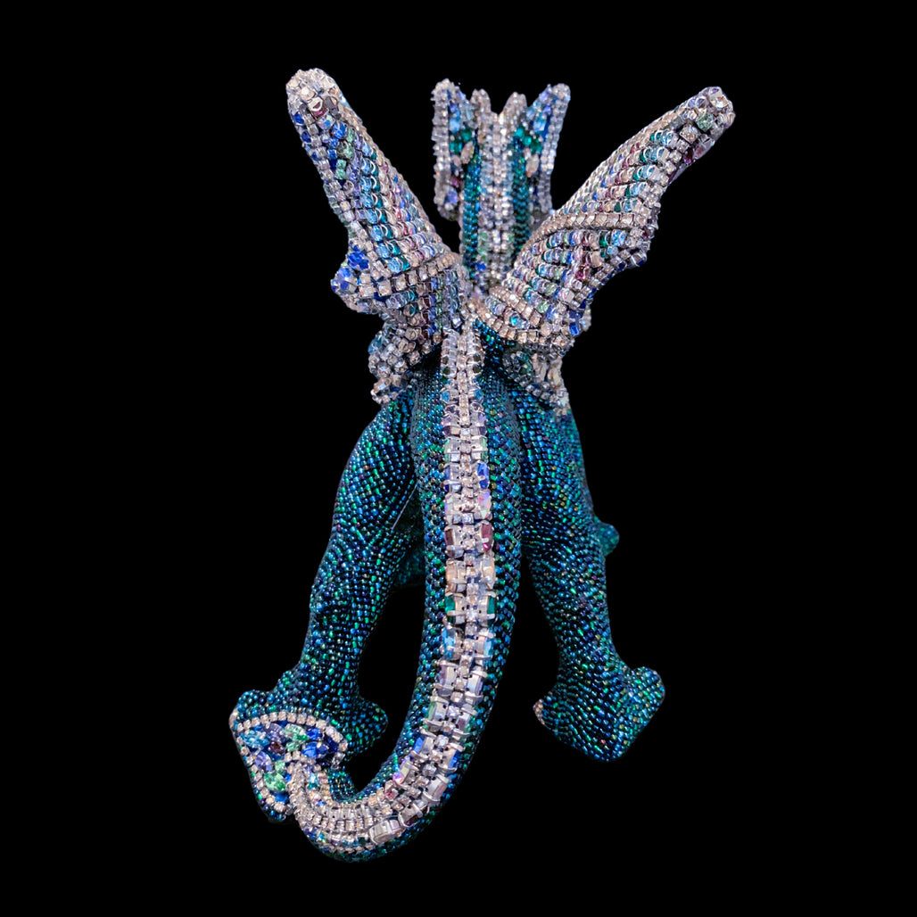 Dogon the Dragon Featuring Multi Color Premium Crystal