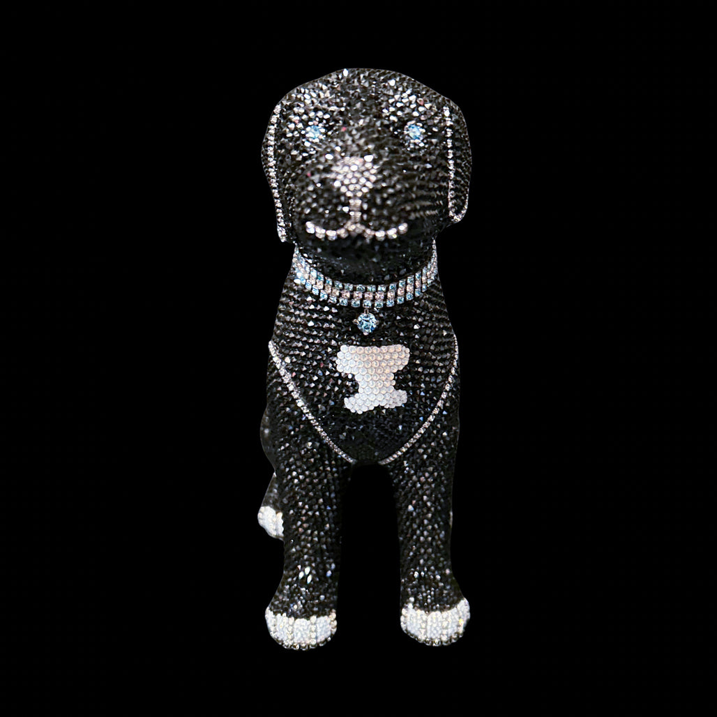 Black Dog Sculpture