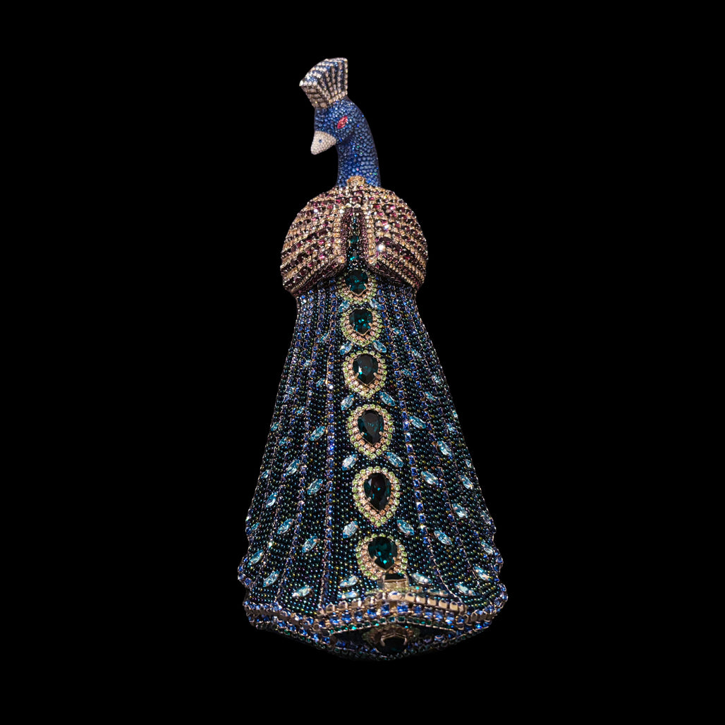 Majestic Peacock Sculpture