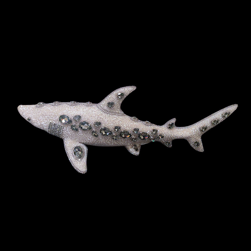 Mako Shark Crystallized Sculpture