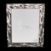 Black Onyx Mother of Pearl 8 X 10  Picture Frame Featuring Premium Crystals