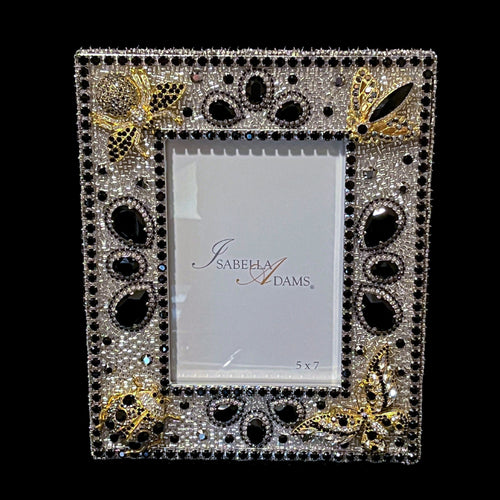 5 x 7  Midnight Garden Crystallized Picture Frame Featuring Premium Crystal