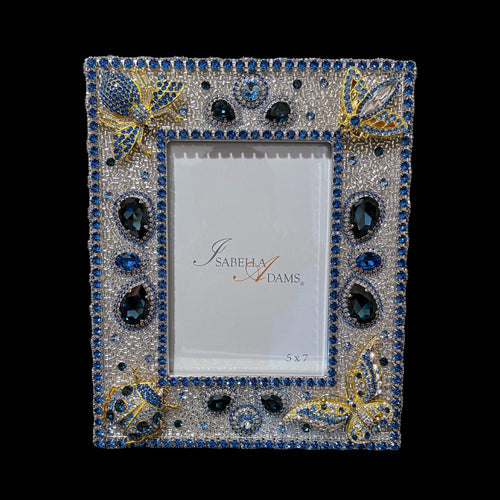 5 x 7 English Garden Crystallized Picture Frame Featuring Premium Crystal