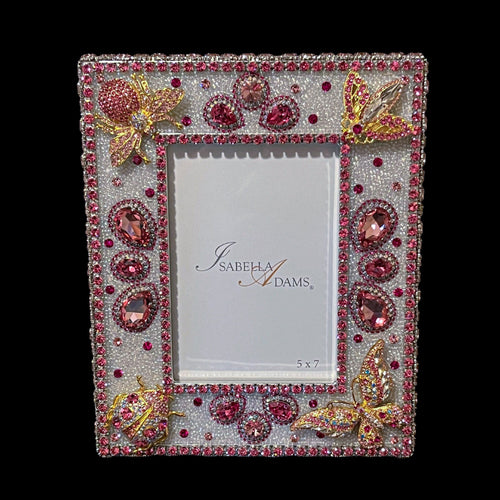 5 x 7 Rose Garden Crystallized Picture Frame Featuring Premium Crystal