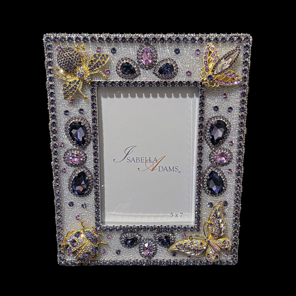 5 x 7  Spring Garden Crystallized Picture Frame Featuring Premium Crystal