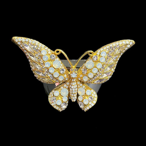 Butterfly Napkin Ring Featuring  Swarovski Crystals | Set of 4