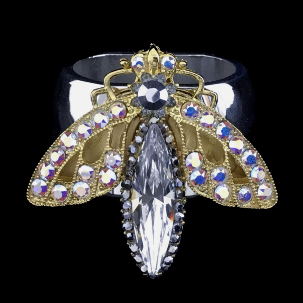 Firefly Napkin Ring Featuring Premium Crystals | Sets of 4