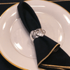 Locking Hearts Napkin Ring Featuring Premium Crystals | Set of 4