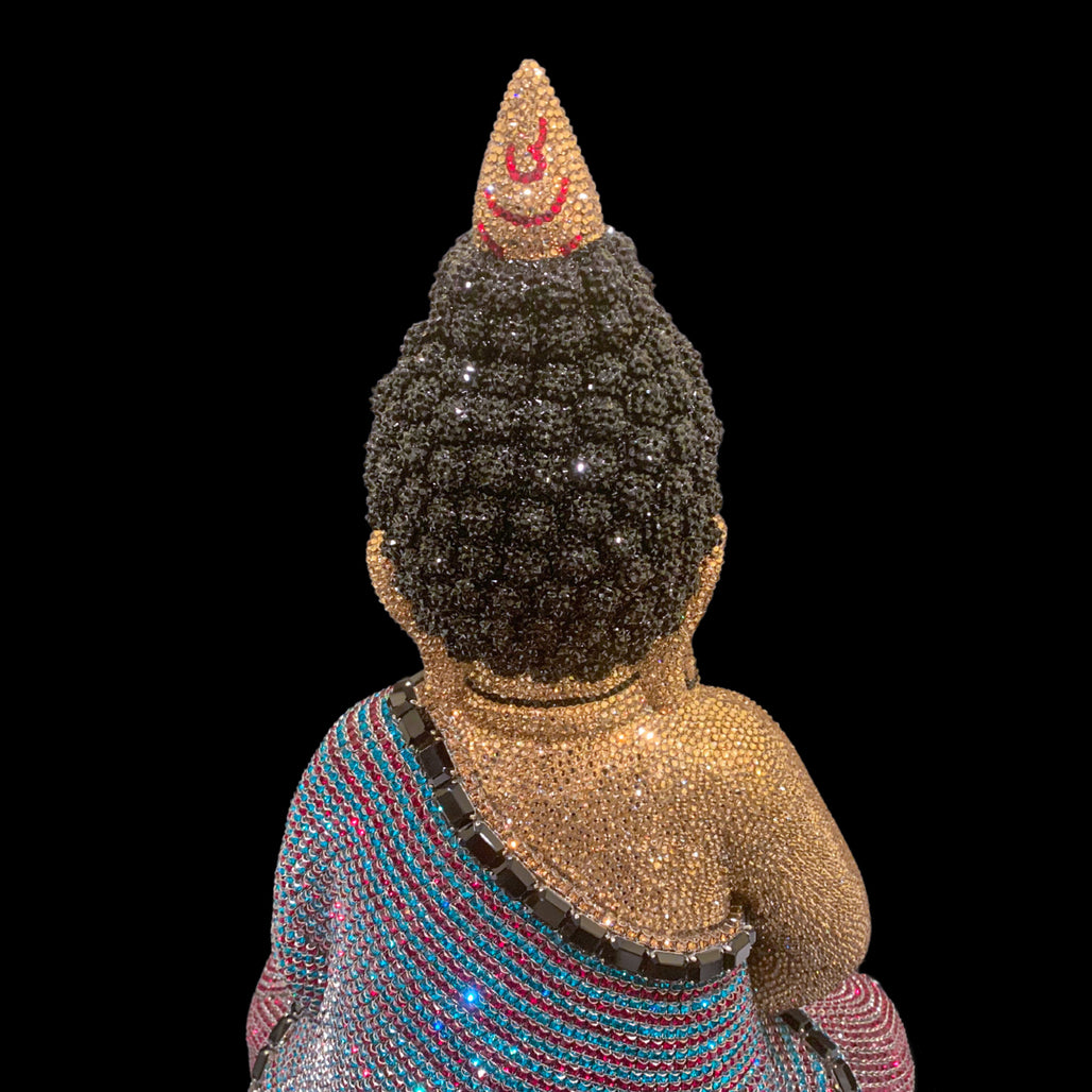 Buddha Sculpture Featuring 20,000 Premium Crystals