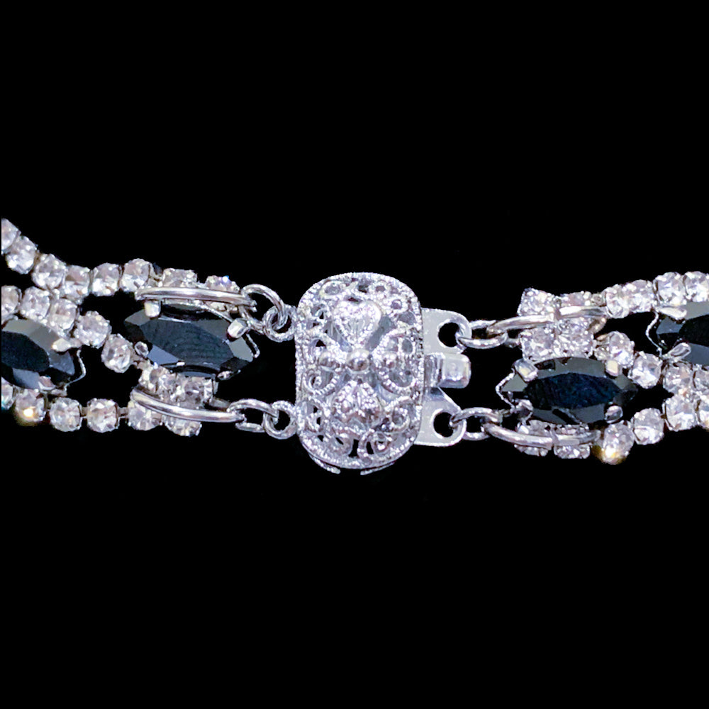 Jet Premium Crystallized Bracelet