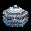 Emerald & Peridot Flower Hexagon Box Featuring Premium Crystals