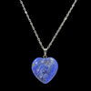 Lapis Crystal Heart Necklace