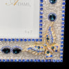Butterfly 5 x 7 Montana Blue & Sapphire Crystallized Picture Frame Featuring Premium Crystal