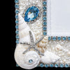 Sea Life Crystallized 5 x 7 Picture Frame Featuring Aquamarine Premium Crystals