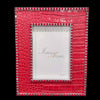 Red Crocodile 5 x 7 Picture Frame Featuring Premium Crystal