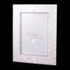 4 x 6 Mother of Pearl White Opal Picture Frame Featuring Premium Crystal