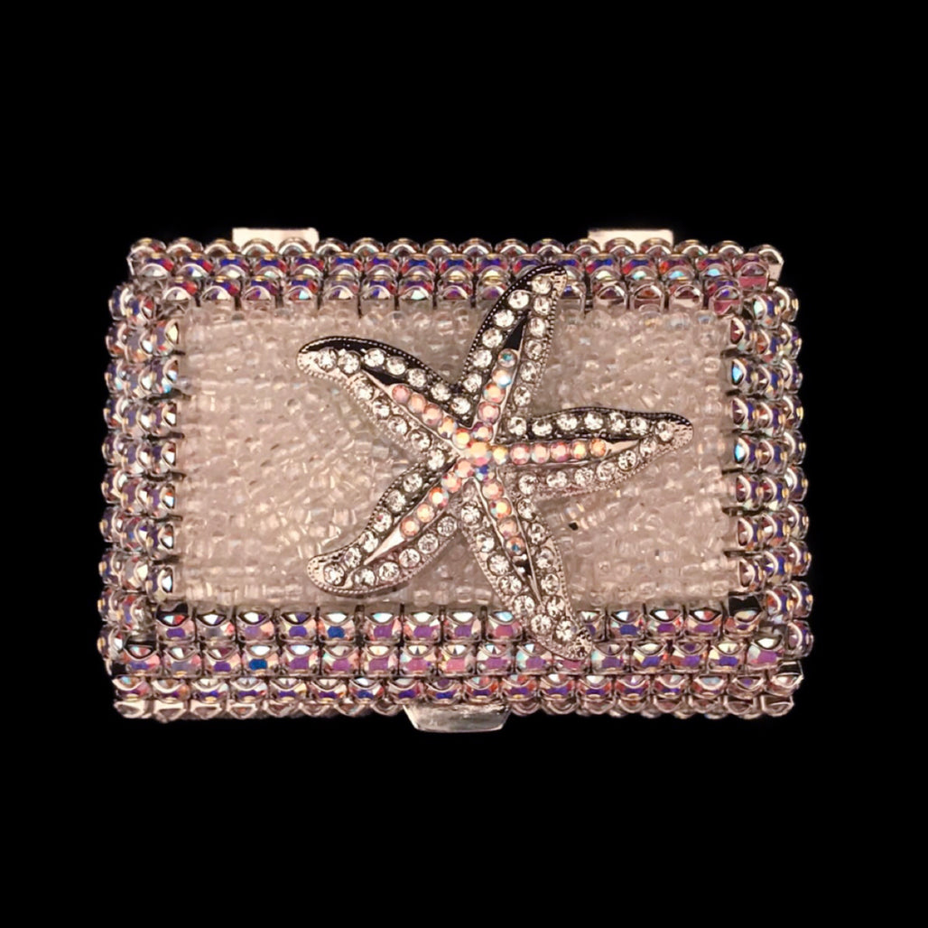 Starfish Ring Box Featuring Premium Crystal