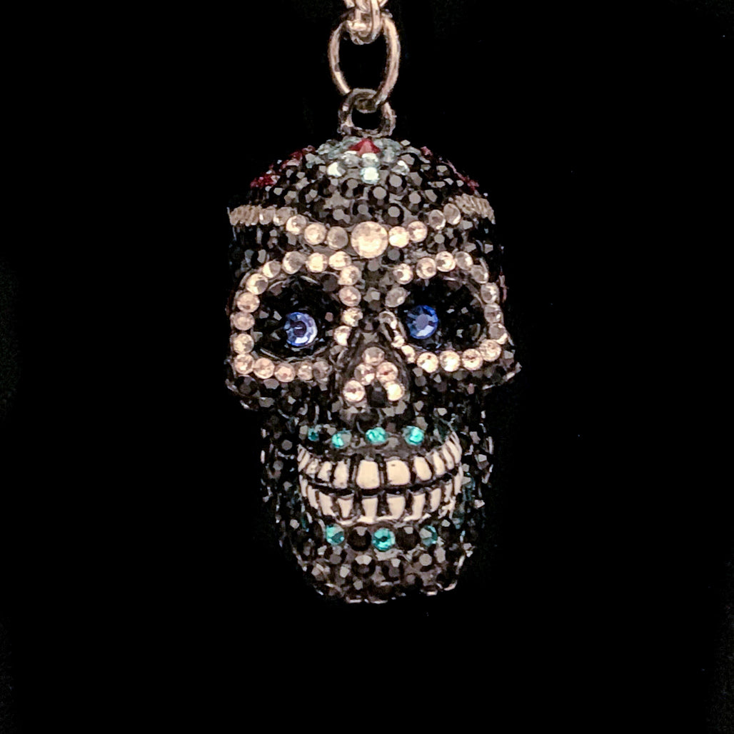 Sugar Skull Necklace Featuring Swarovski © Crystals
