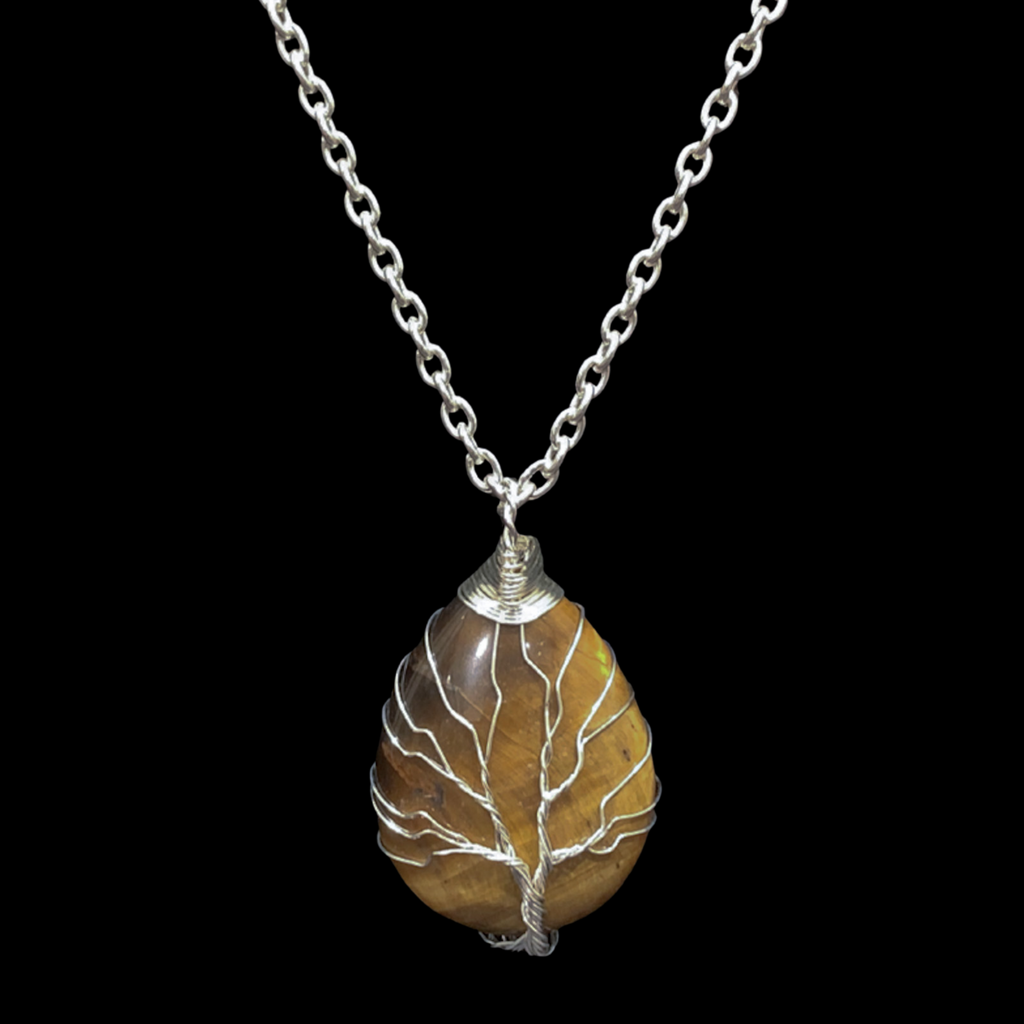 Tiger's Eye Crystal Tear Drop