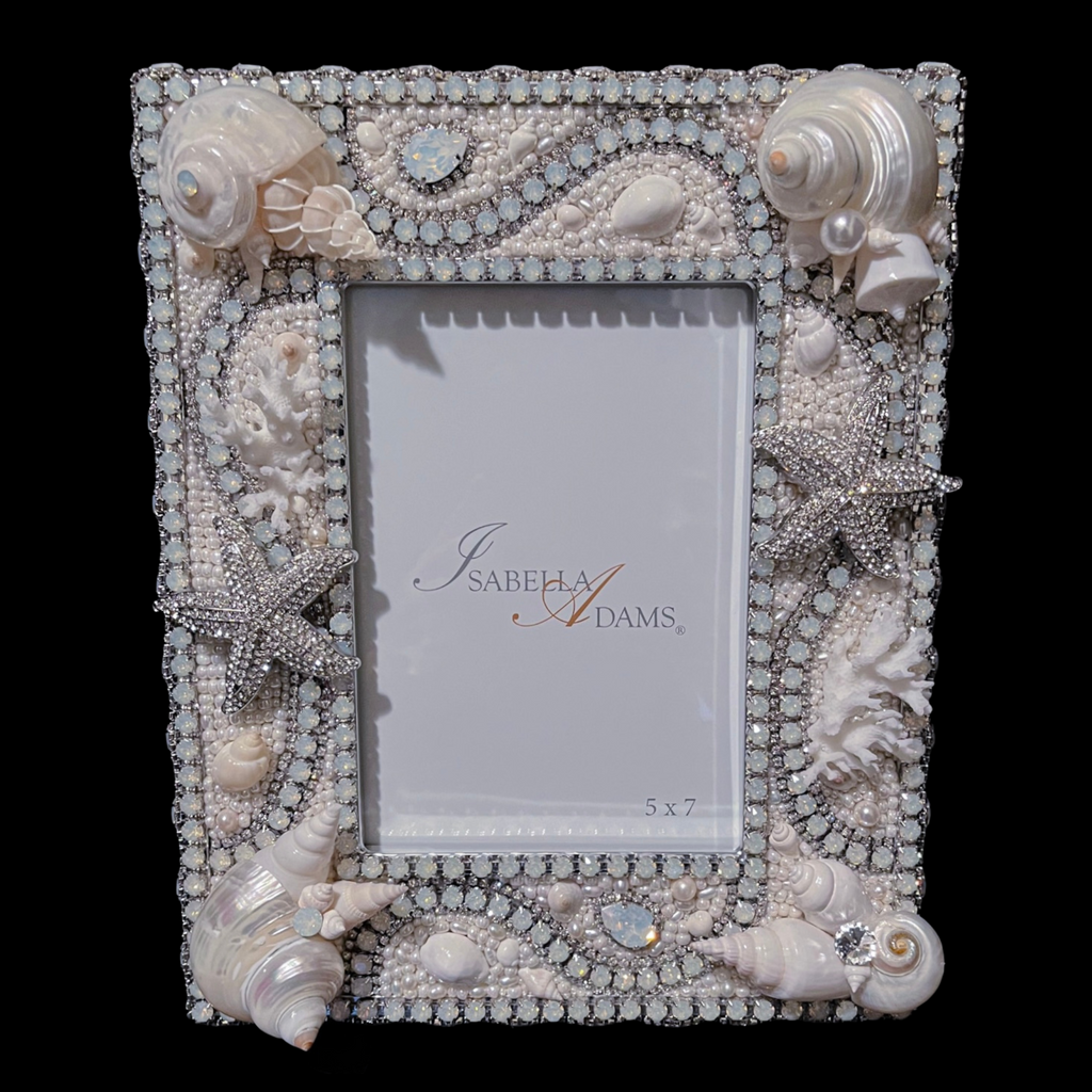 Classic Opal Sea Life 5 x 7 Picture Frame Featuring Premium Classic Opal Sea Life 5 x 7 Picture Frame Featuring Premium