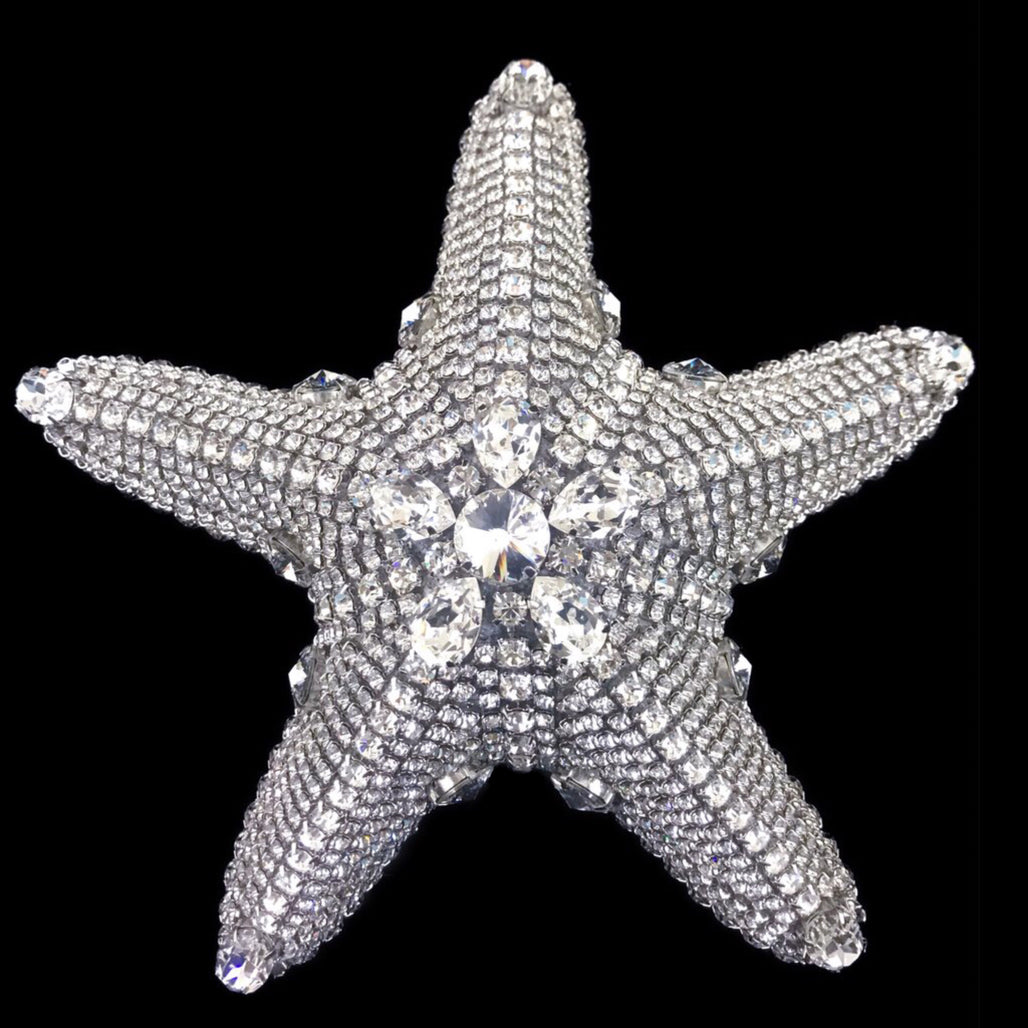 Crystallized Natural Starfish Featuring Premium Crystal