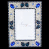 Montana Blue 4 x 6  Crystallized Picture Frame Featuring Premium Crystal